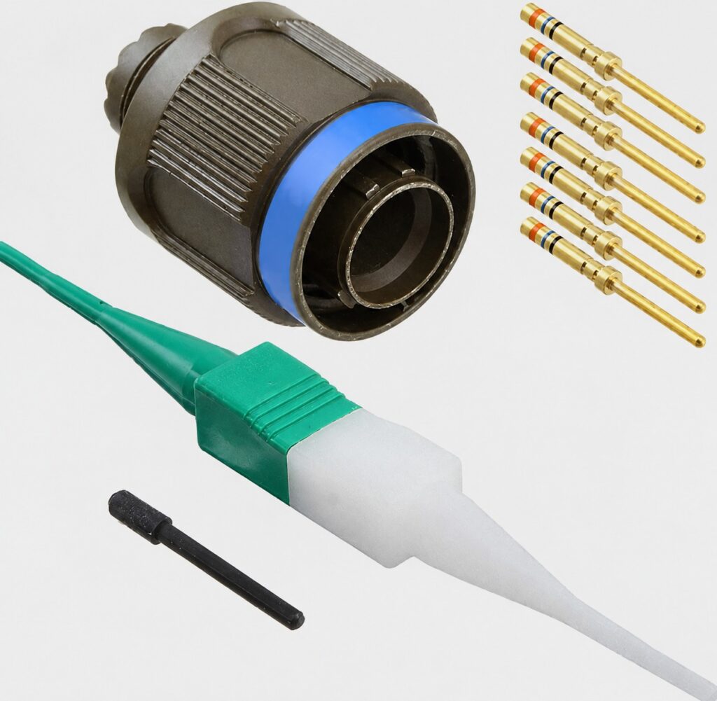 D38999/26WA35PA MIL-DTL-38999 Series III Straight Plug Connector