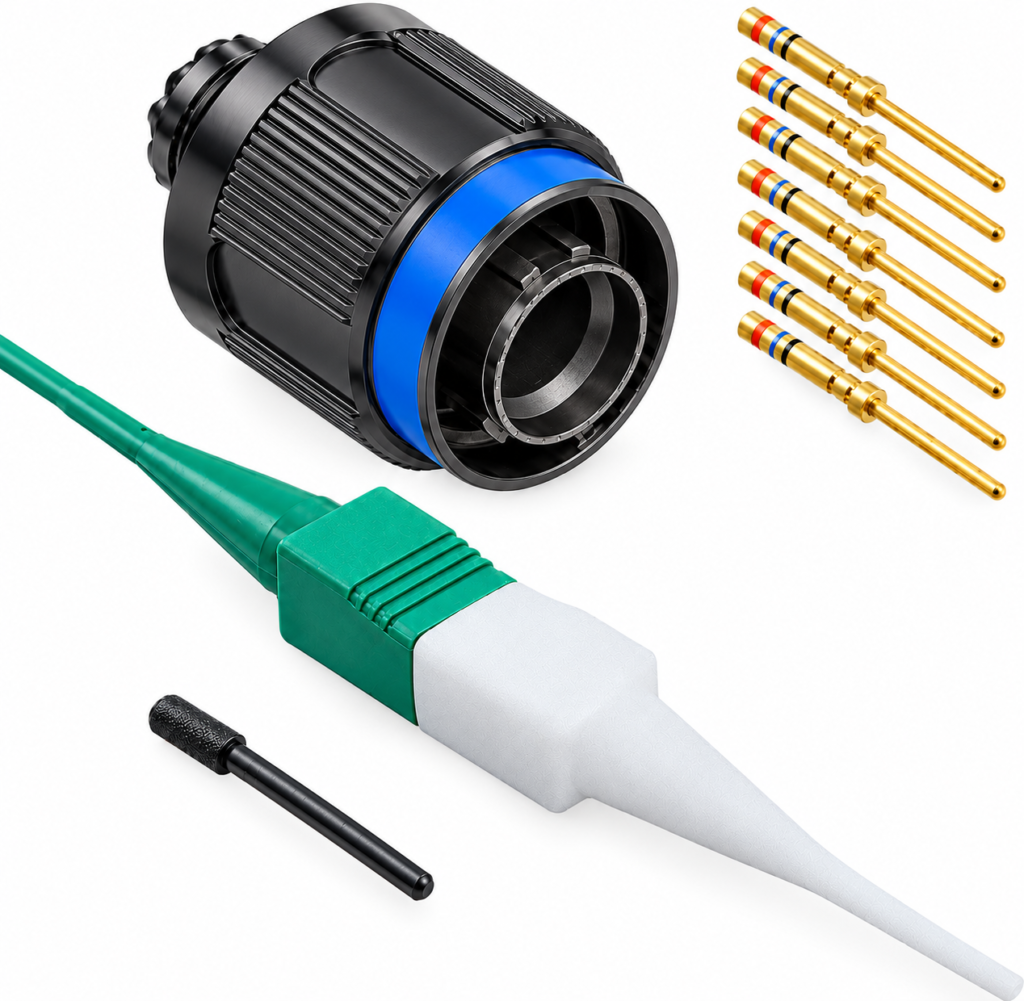 D38999/26ZA35PA MIL-DTL-38999 Series III Straight Plug Connector