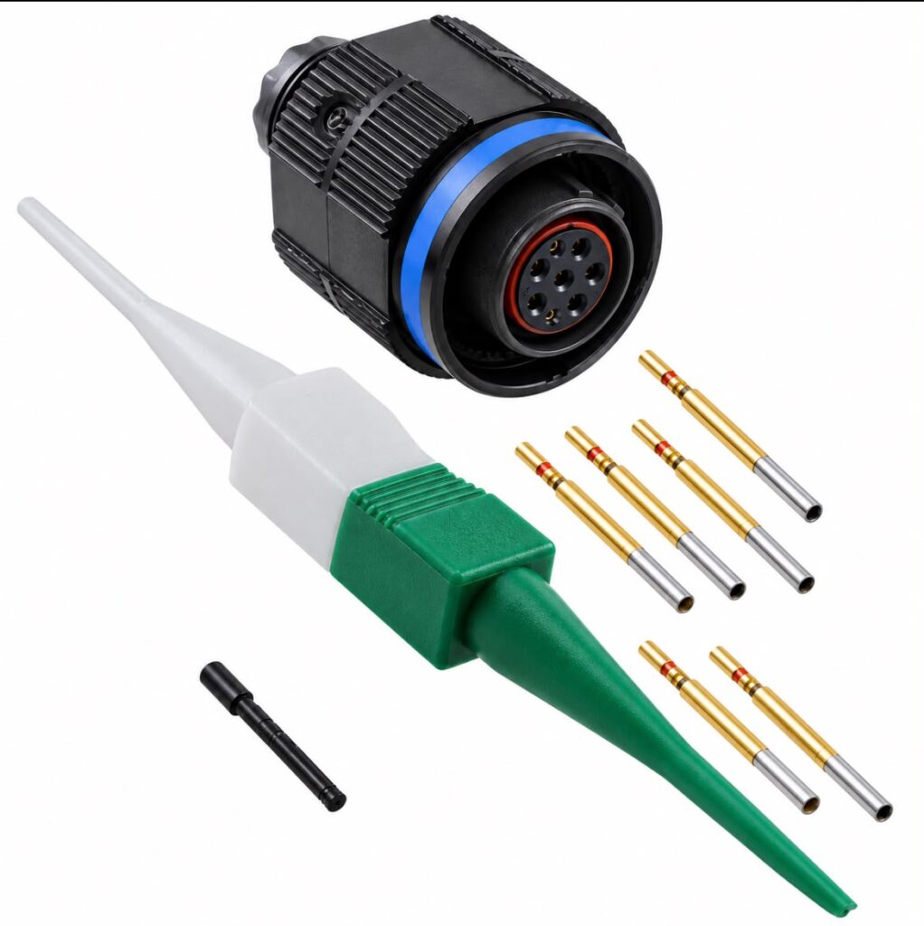 D38999/26ZA35SB MIL-DTL-38999 Series III Straight Plug Connector